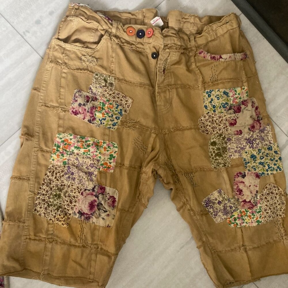 Magnolia Pearl Patchwork Miners Shorts
